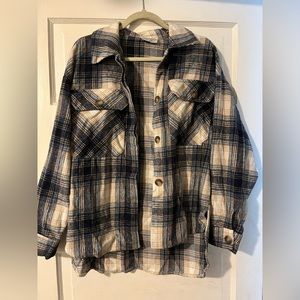 Plaid shacket